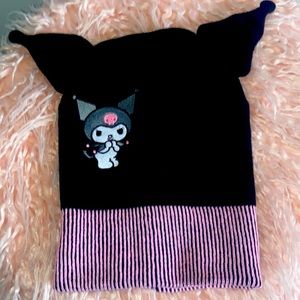 Sanrio Kuromi Pink Black Hat